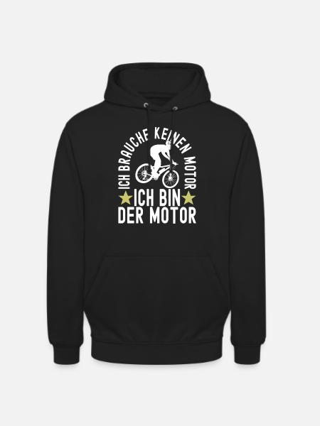 Fahrrad Fahrradfahrer - Unisex Hoodie - Schwarz