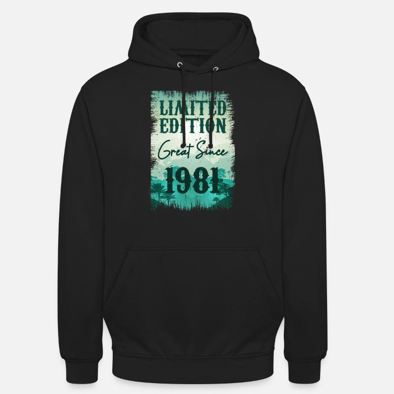 Einzigartig seit 1981 - Unisex Hoodie - Schwarz
