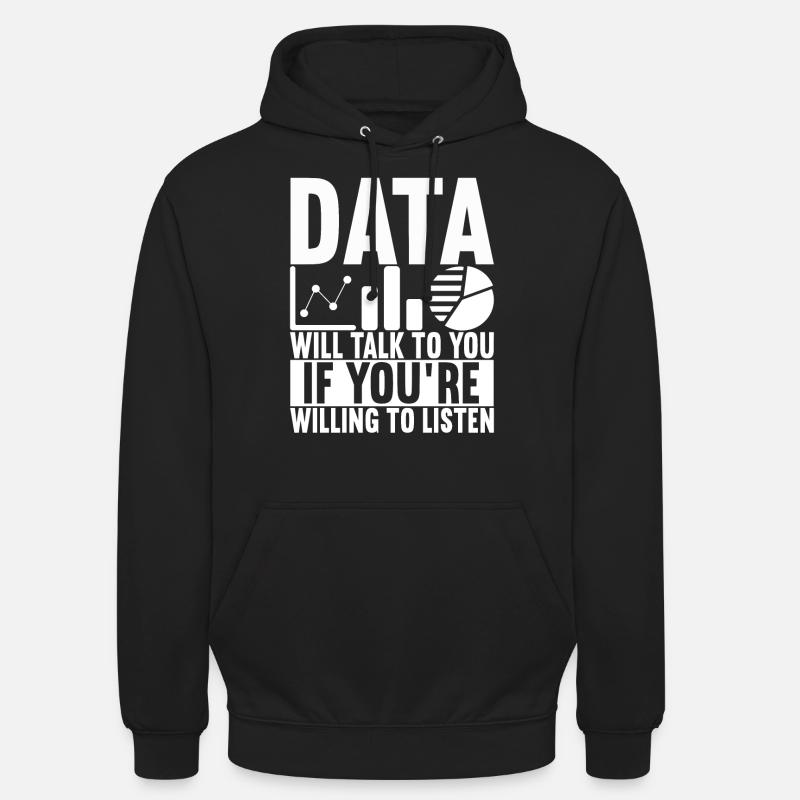 Data Scientist Data Analyst - Unisex Hoodie - black