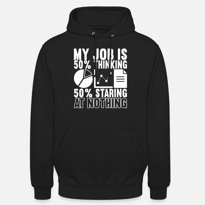 Data Scientist Data Analyst - Unisex Hoodie - Schwarz