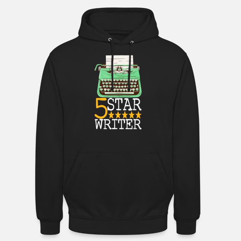 Auteur Écrivain Écrivain - Sweat-shirt à capuche unisexe - noir