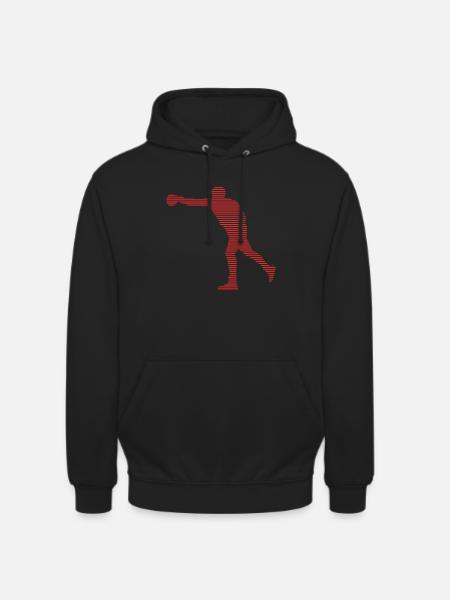 Boxe - Sweat-shirt à capuche unisexe - noir