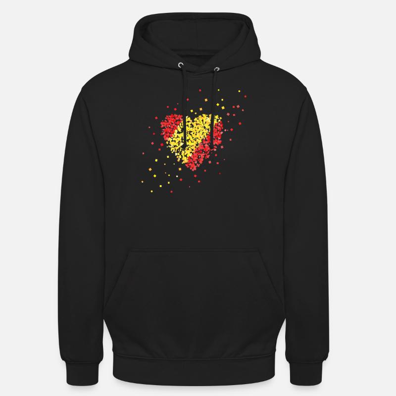Drapeau espagnol Espagne España Drapeau espagnol - Sweat-shirt à capuche unisexe - noir