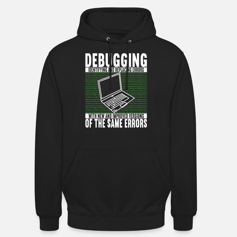 Programmeur Informaticien - Sweat-shirt à capuche unisexe - noir