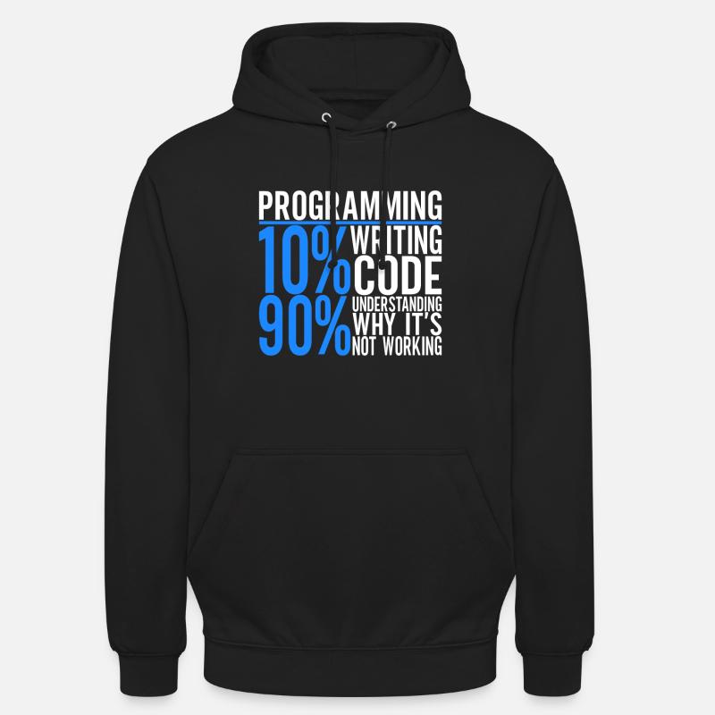 Programmer Computer Scientist - Unisex Hoodie - black