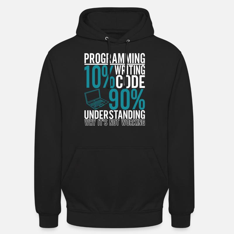 Programmer Computer Scientist - Unisex Hoodie - black