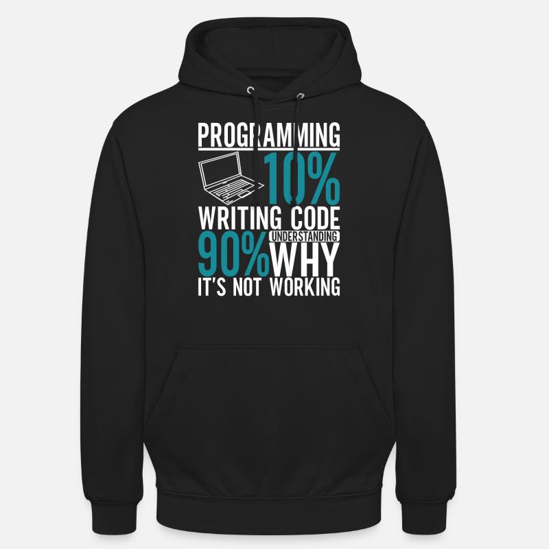 Programmierer Informatiker - Unisex Hoodie - Schwarz