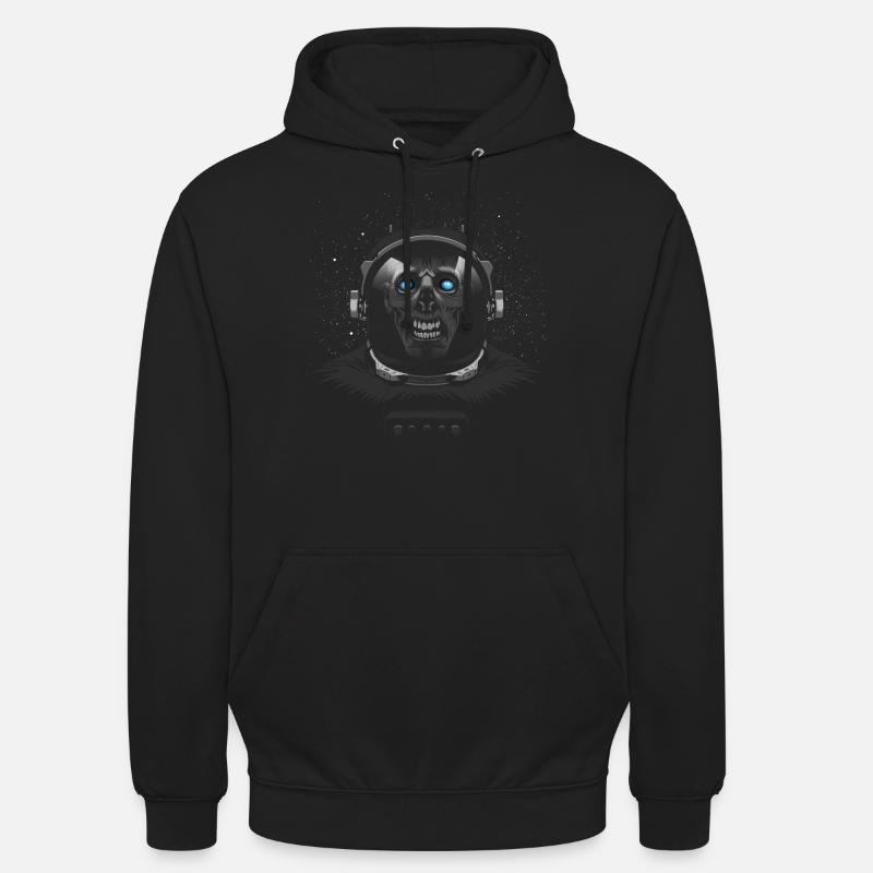 Astronaute zombie - Sweat-shirt à capuche unisexe - noir