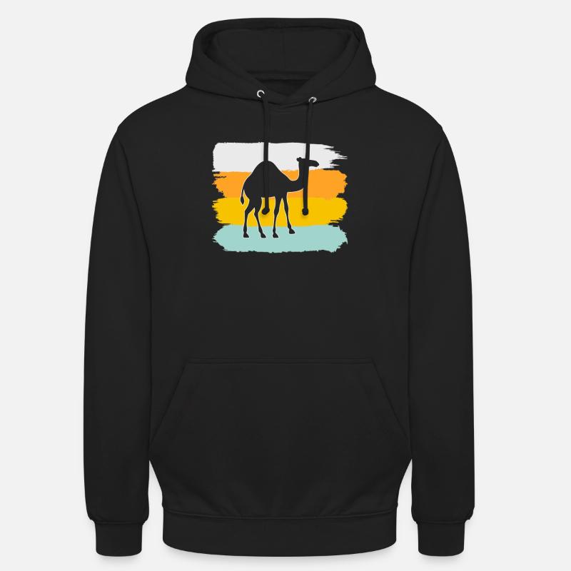 Kamel Retro - Unisex Hoodie - Schwarz
