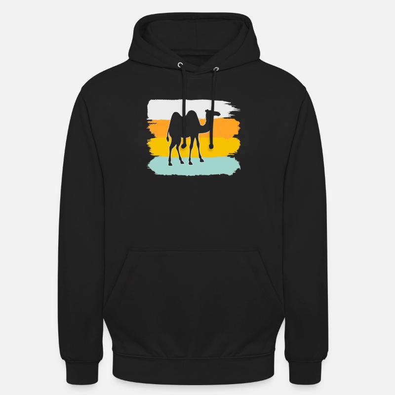 Kamel Retro - Unisex Hoodie - Schwarz