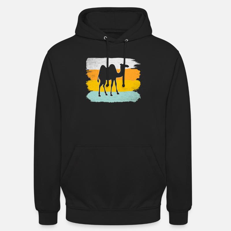 Kamel Retro - Unisex Hoodie - Schwarz