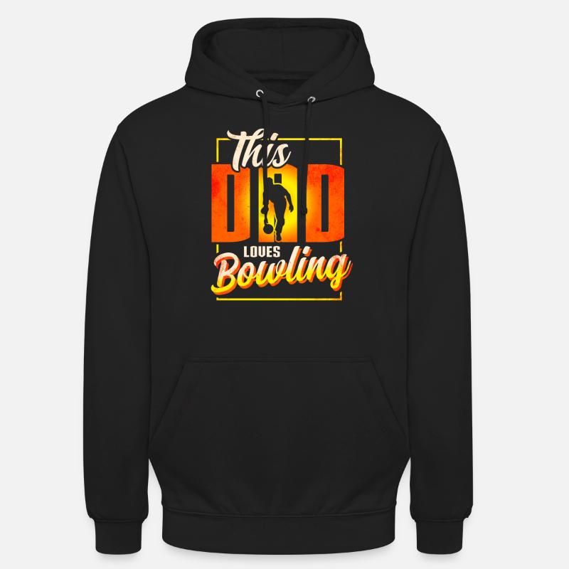 Père de bowling - Sweat-shirt à capuche unisexe - noir