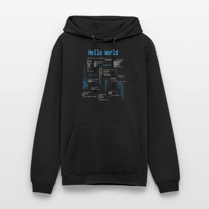 Hello World Programmeur Langages de programmation Nerd Sweat-shirt à capuche unisexe