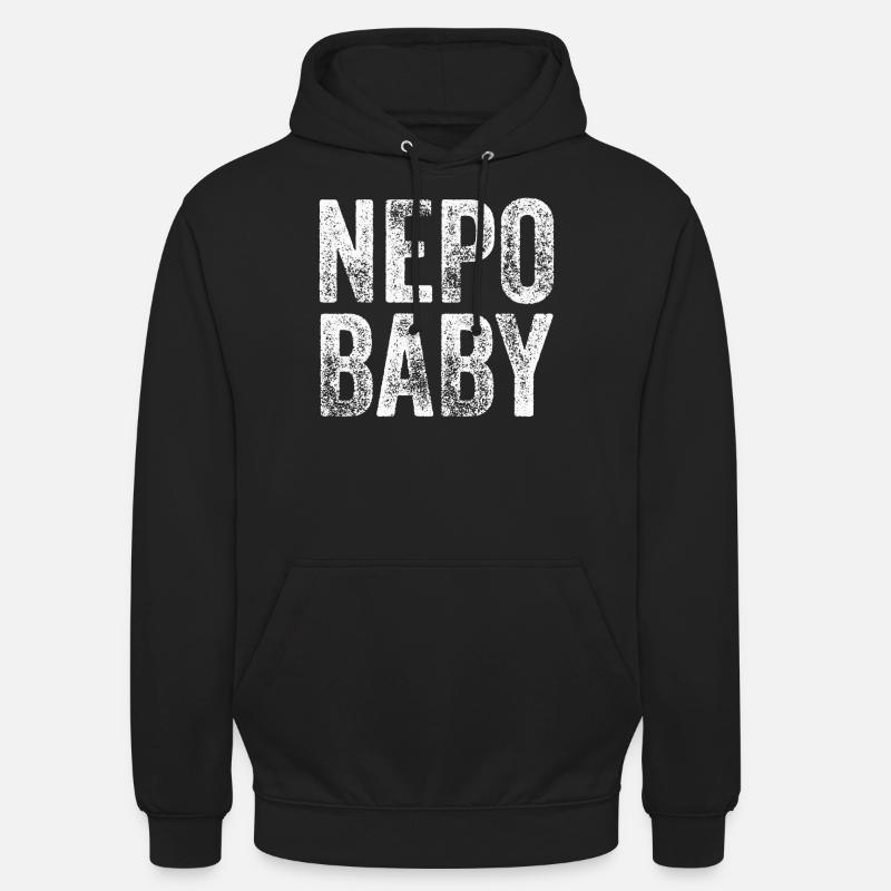 Népotisme Nepo Bébé - Sweat-shirt à capuche unisexe - noir