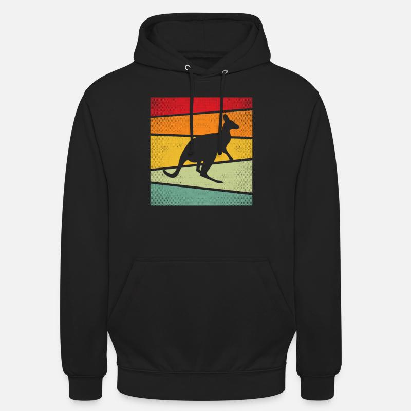 Kangourou Rétro - Sweat-shirt à capuche unisexe - noir