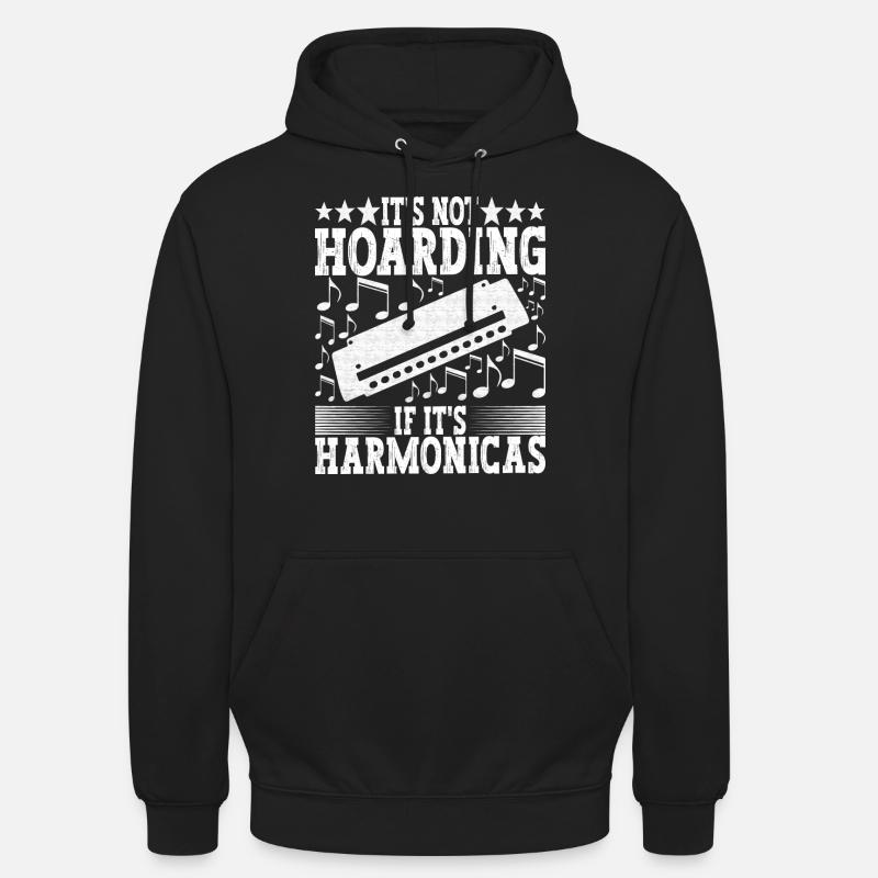 Harmonica Harmonica - Sweat-shirt à capuche unisexe - noir