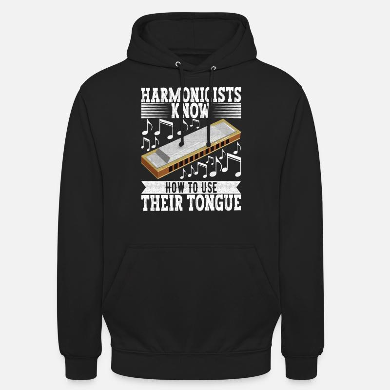 Harmonica Harmonica - Unisex Hoodie - black