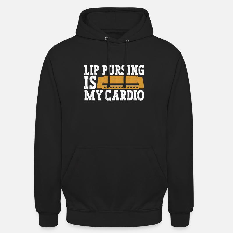 Harmonica Harmonica - Sweat-shirt à capuche unisexe - noir