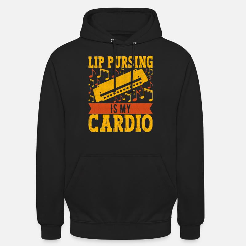 Harmonica Harmonica - Sweat-shirt à capuche unisexe - noir