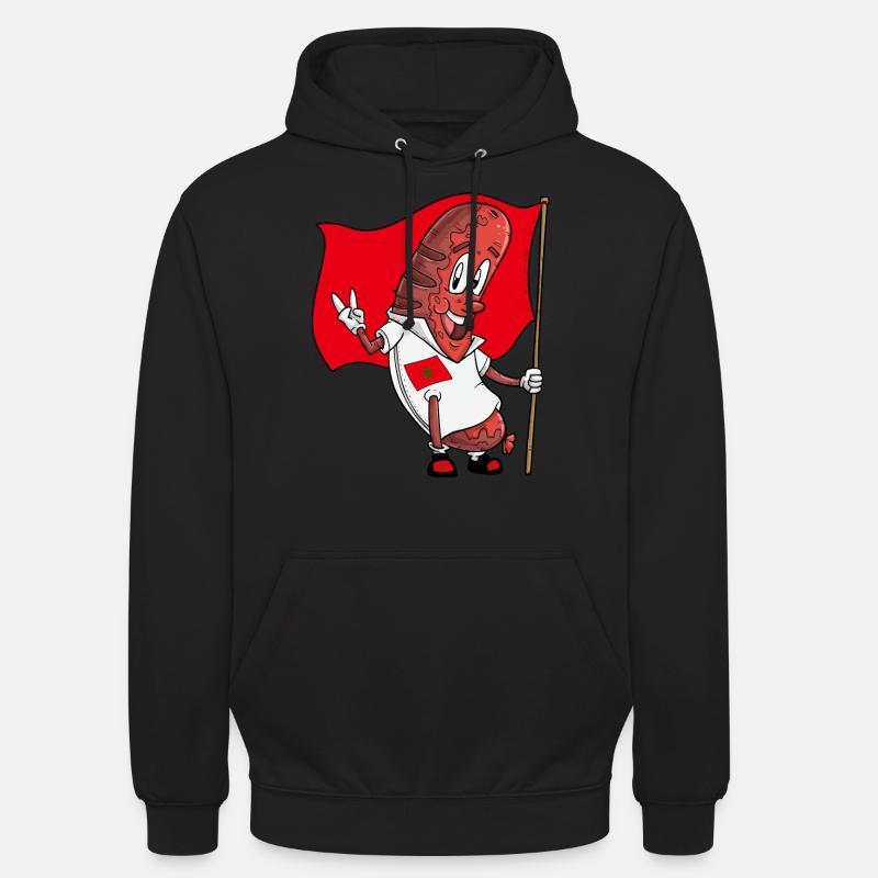 Bratwurst de porc marocain - Sweat-shirt à capuche unisexe - noir