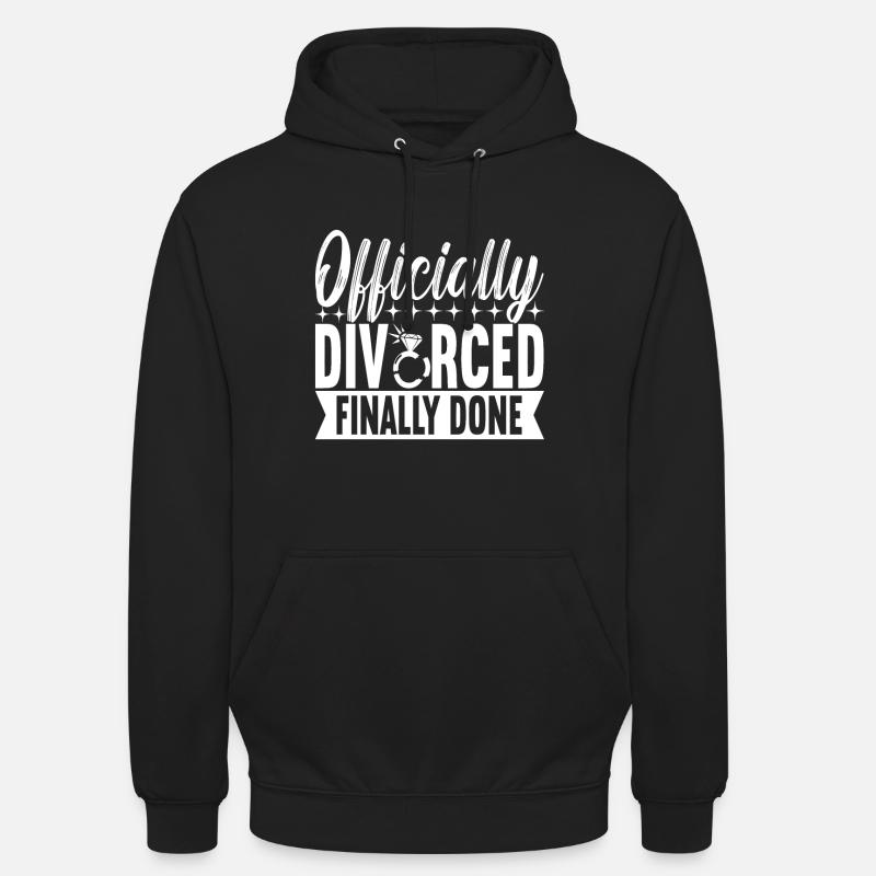 Divorce Divorced - Unisex Hoodie - black