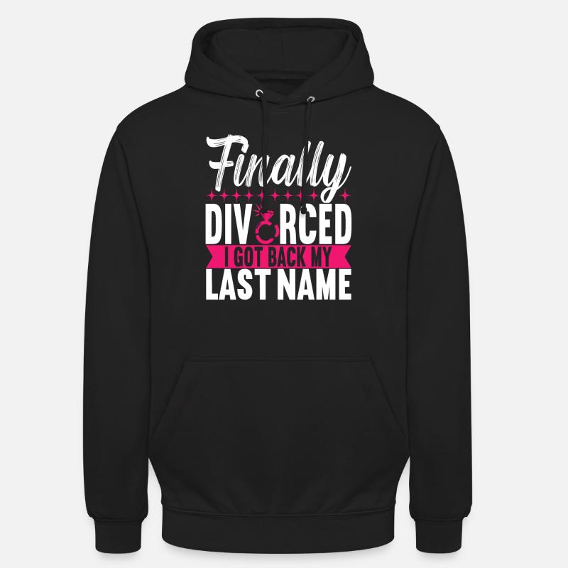 Divorce Divorced - Unisex Hoodie - black