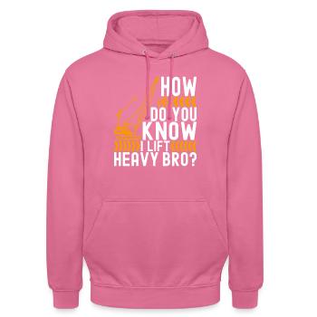 Grutier Grutier - Sweat-shirt à capuche unisexe - rose - Devant - Alina (178cm) & Michal (187cm)