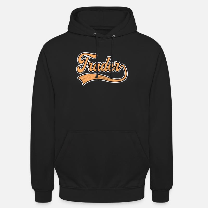 Lettrage de commerçant - Sweat-shirt à capuche unisexe - noir