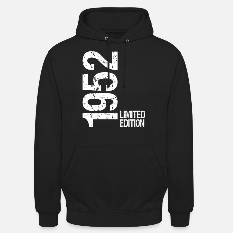 Édition limitée de 1952 - Sweat-shirt à capuche unisexe - noir