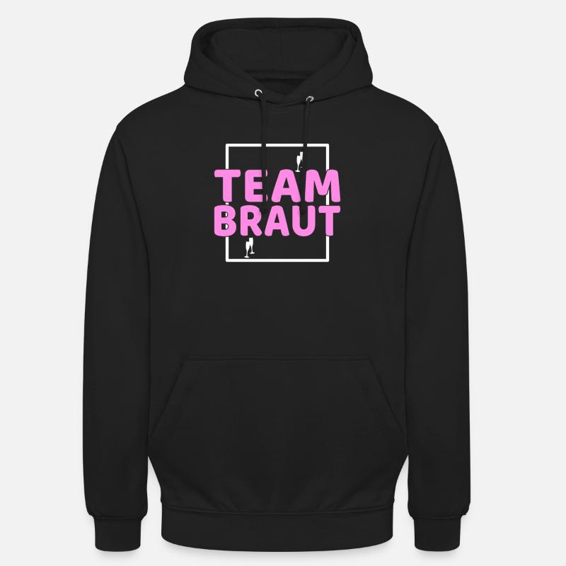 Épouse de l’équipe - Sweat-shirt à capuche unisexe - noir