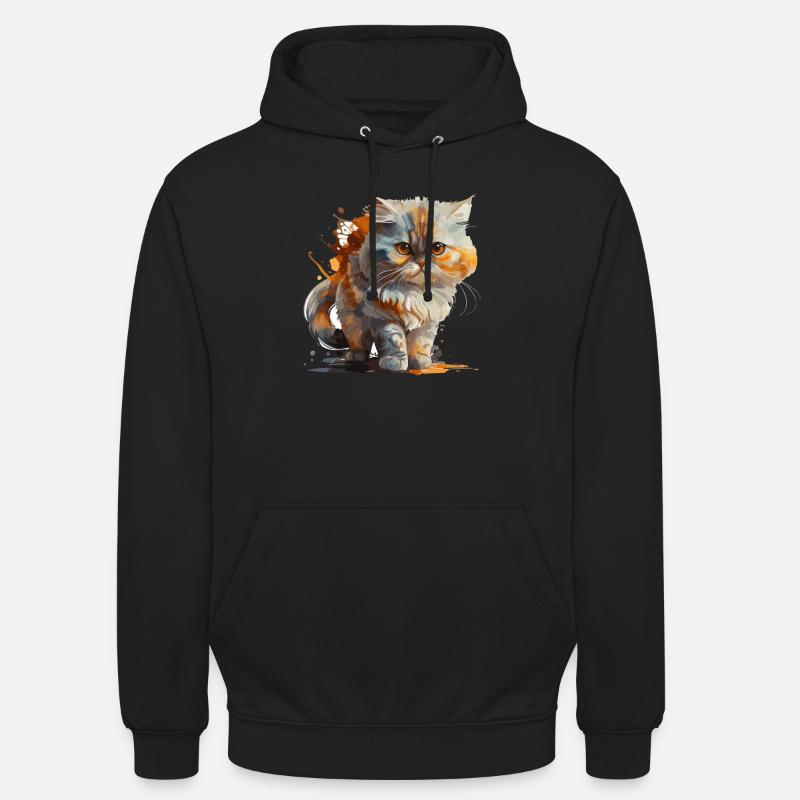Katze - Unisex Hoodie - Schwarz