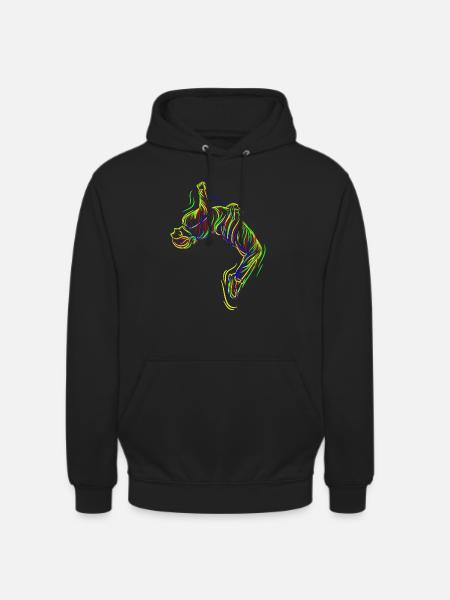 Parkour Backflip - Unisex Hoodie - black