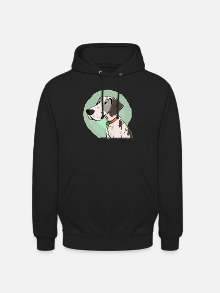 Dog in comic style - Unisex Hoodie - black