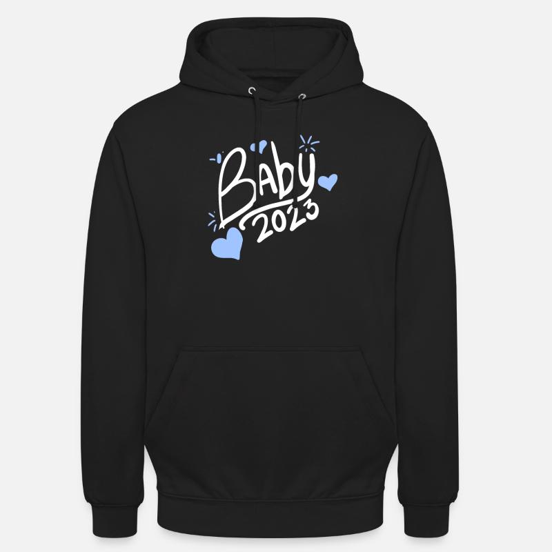 Bébé 2023 Garçon - Sweat-shirt à capuche unisexe - noir