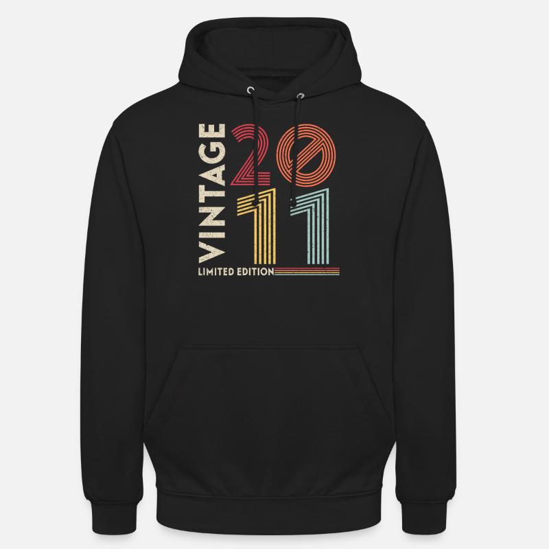 Anniversaire Edition Limitée 2011 - Sweat-shirt à capuche unisexe - noir