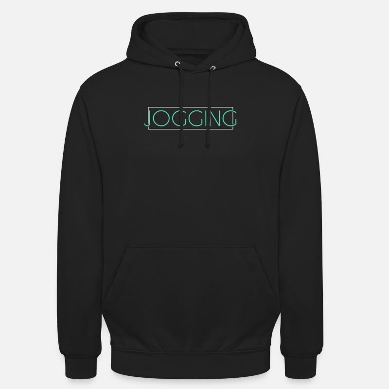Jogging Jogging lettrage - Sweat-shirt à capuche unisexe - noir