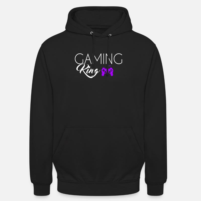 Roi du jeu - Sweat-shirt à capuche unisexe - noir