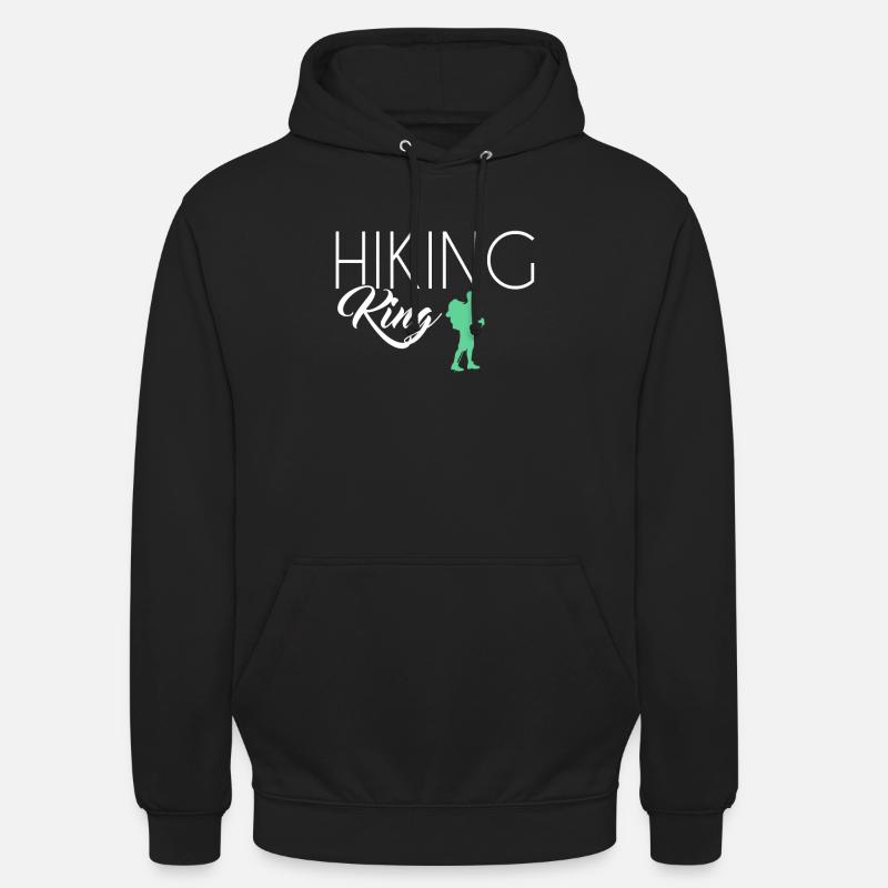 Roi de la randonnée - Sweat-shirt à capuche unisexe - noir