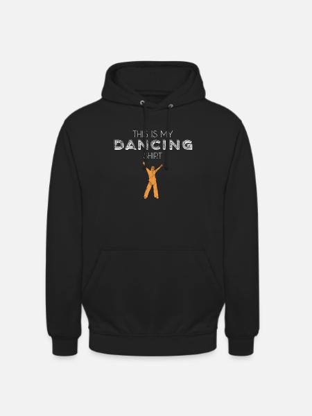 dancing shirt - Unisex Hoodie - black
