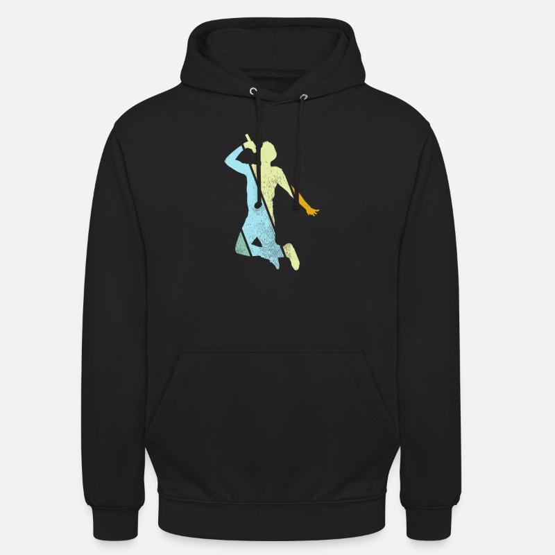 Chanter rétro - Sweat-shirt à capuche unisexe - noir