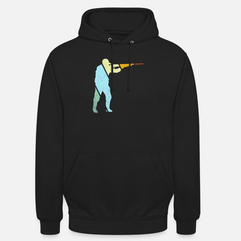 Jäger Retro - Unisex Hoodie - Schwarz