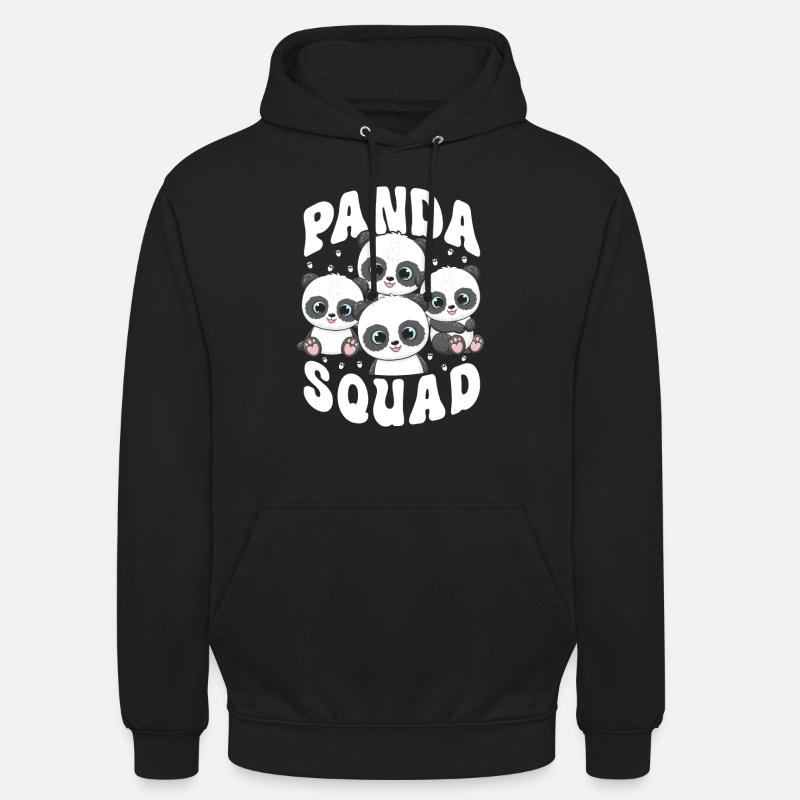 Panda Squad - Unisex Hoodie - black