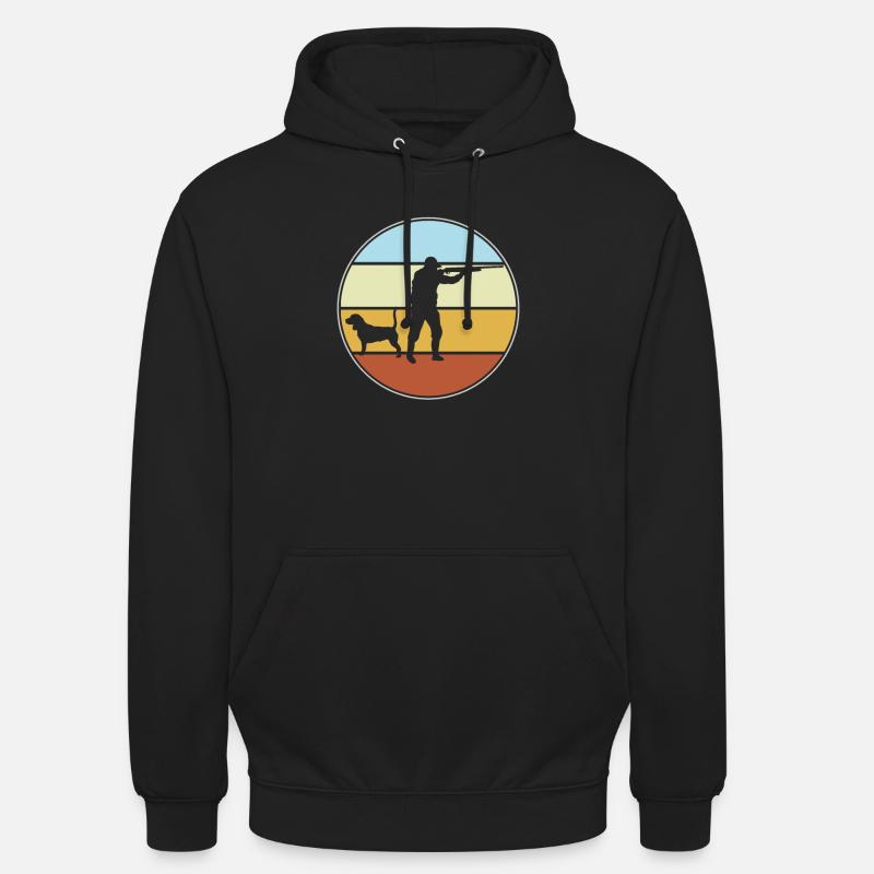 Jäger Retro - Unisex Hoodie - Schwarz