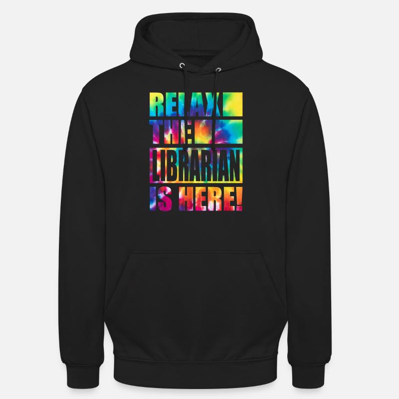 Librarian Lustiger Spruch - Unisex Hoodie - Schwarz