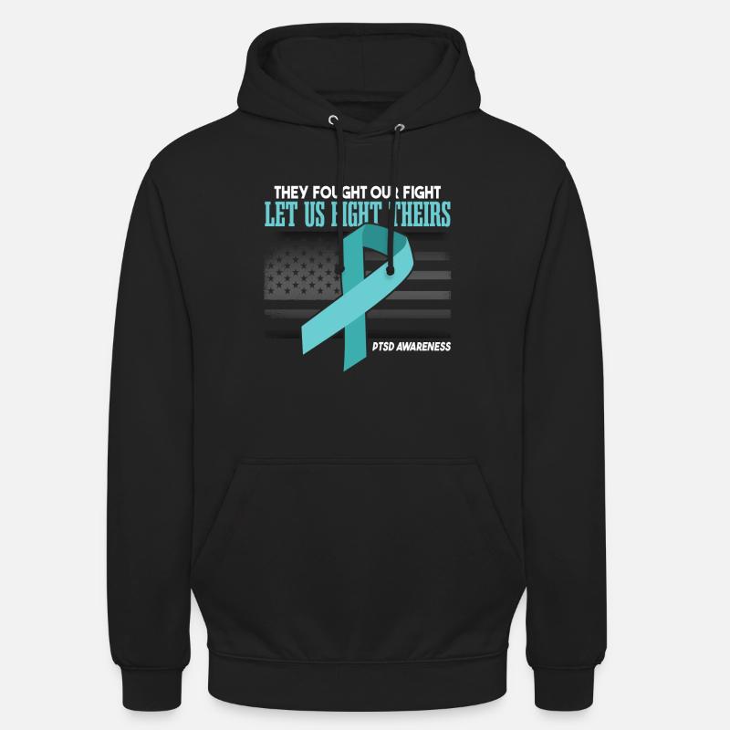 PTBS-Bewusstsein - Unisex Hoodie - Schwarz