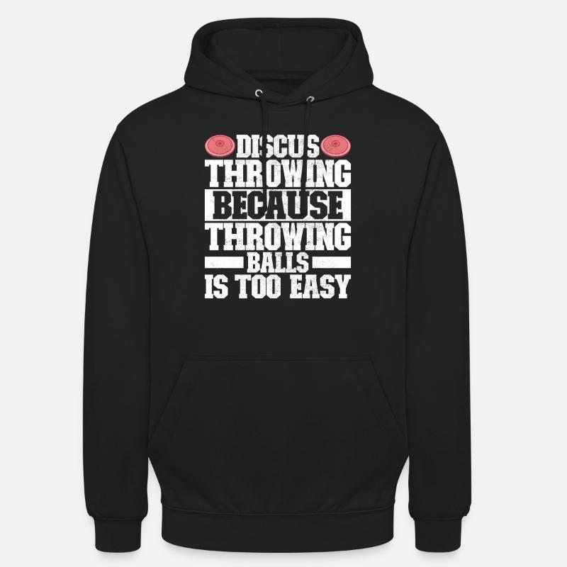 Discus thrower Discus throw - Unisex Hoodie - black