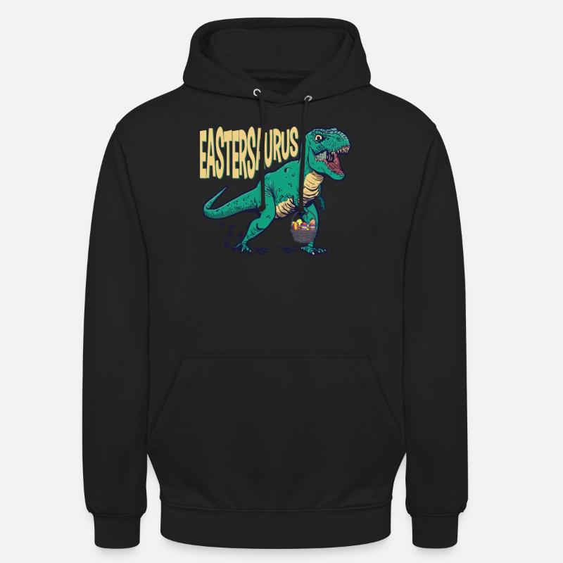 Eastersaurus Ostern T-Rex Dinosaurier Osterhase - Unisex Hoodie - Schwarz