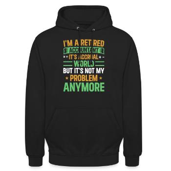Buchhalter Ruhestand Beruf Buchhaltung Job - Unisex Hoodie - Schwarz - Vorne - Alina (178cm) & Michal (187cm)