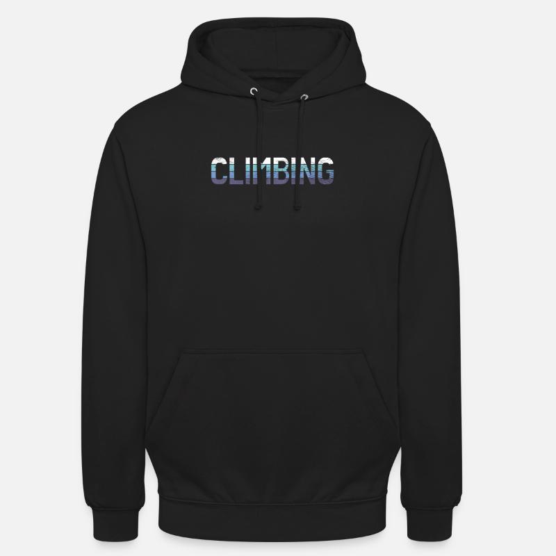 Klettern - Unisex Hoodie - Schwarz