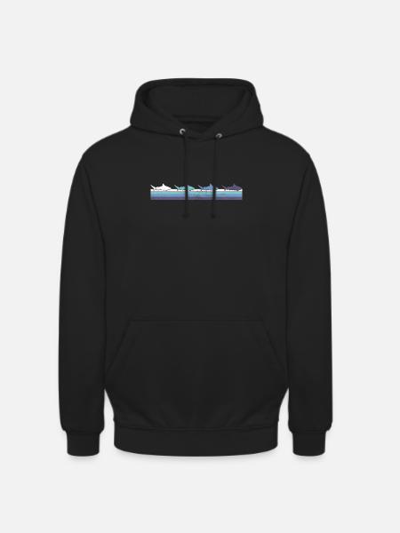 Requin - Sweat-shirt à capuche unisexe - noir